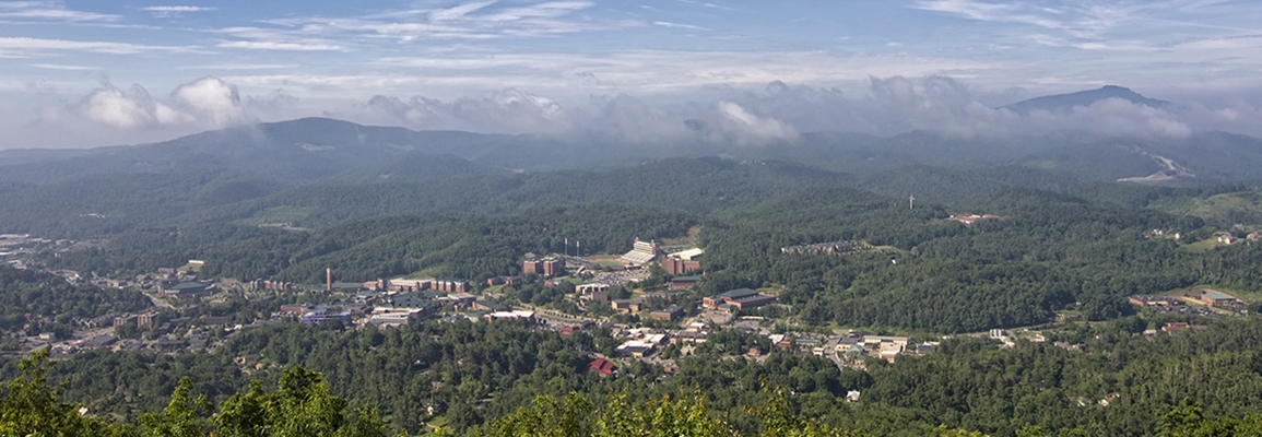 Appalachian State University view of campus